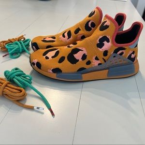 Adidas HU NMD Pharrell Williams Animal Print shoes 10.5 mens US